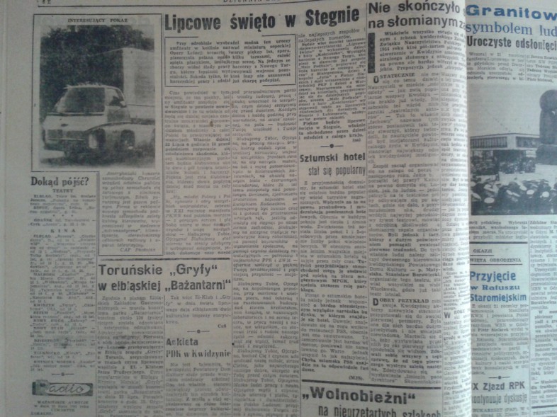Elbląg, Toruńskie "Gryfy" w elbląskiej "Bażantarni" Elbląg, Toruńskie "Gryfy" w elbląskiej "Bażantarni"