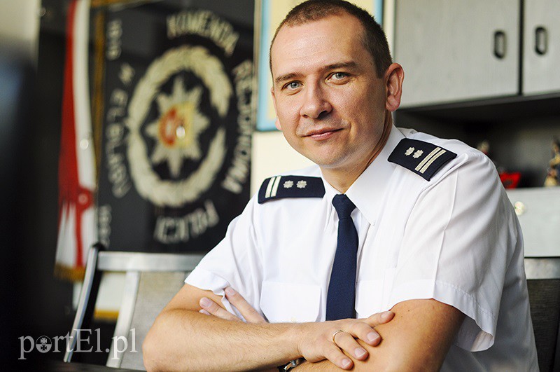 Elbląg, Mł. insp. Robert Muraszko, zastępca komendanta miejskiego policji w Elblągu Elbląg, Mł. insp. Robert Muraszko, zastępca komendanta miejskiego policji w Elblągu