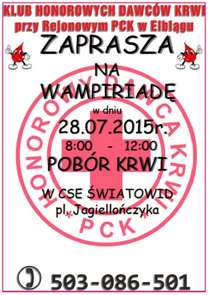 Elbląg, Wampiriada Elbląg, Wampiriada