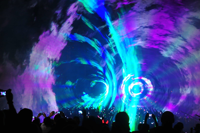 Elbląg, Ogień, światło, laser... - Magic Malbork 2015