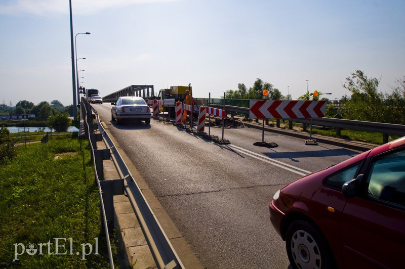 Elbląg, Ruch na moście Unii Europejskiej odbywa się wahadłowo Elbląg, Ruch na moście Unii Europejskiej odbywa się wahadłowo