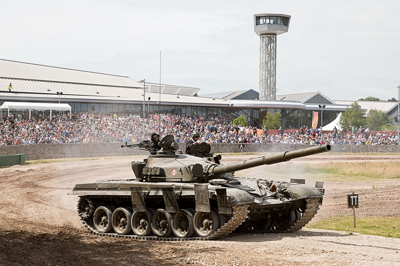 Elbląg, T - 72 miał swoją "muzealną" premierę w czerwcu 2015 r. podczas Tankfest, największej imprezy czołgowej na świecie