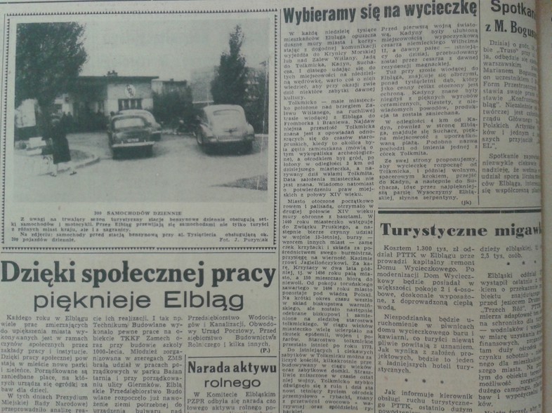 Elbląg, 300 samochodów dziennie