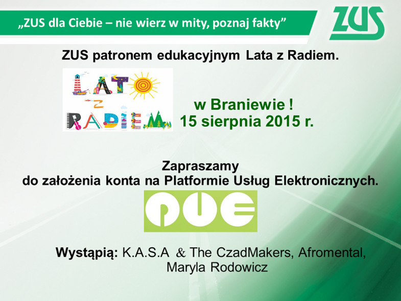 Elbląg, Ubezpieczenia społeczne na trasie „Lata z Radiem” Elbląg, Ubezpieczenia społeczne na trasie „Lata z Radiem”