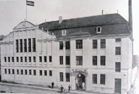 Elbląg, Das Deutsche Bad - kryta pływalnia w Elblągu, którą wybudowano w 1910 roku Elbląg, Das Deutsche Bad - kryta pływalnia w Elblągu, którą wybudowano w 1910 roku