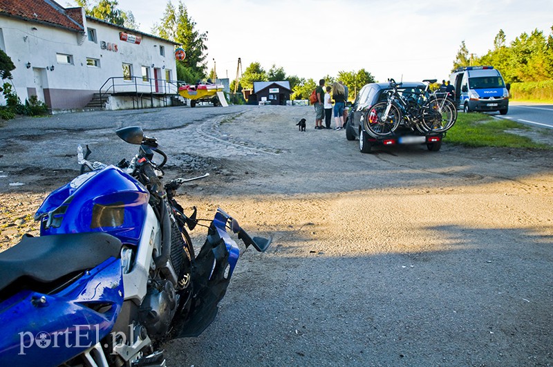 Elbląg, Groźny wypadek motocyklisty