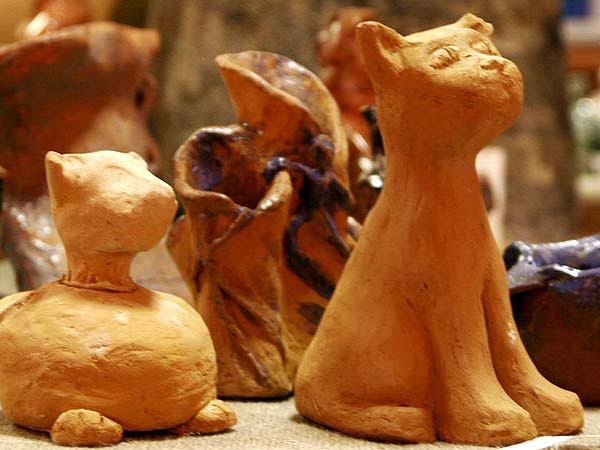 Sekcja ceramiki w "Światowidzie"