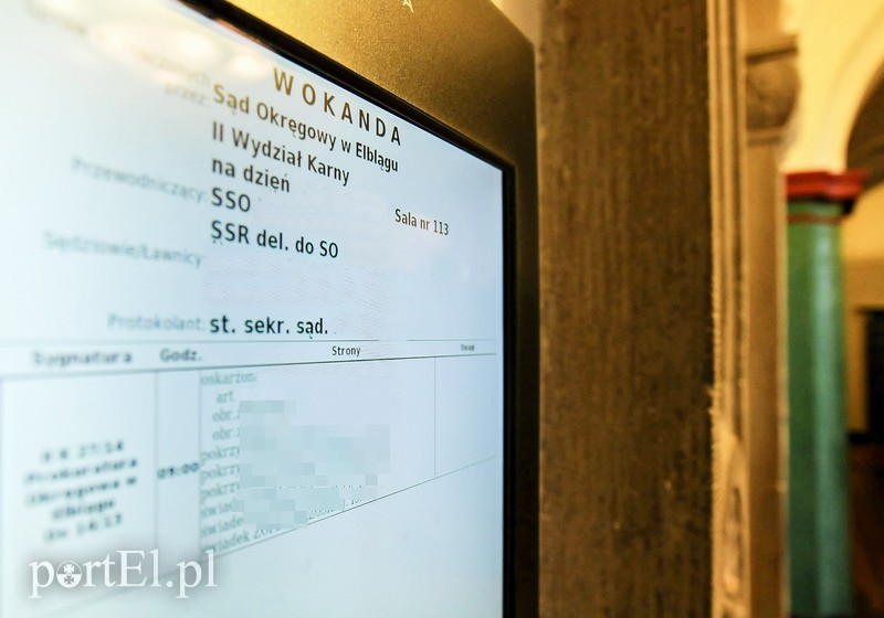 Elbląg, Tego typu wokandy elektroniczne w elbląskim Sądzie pojawiły się w 2008 r., informacje można było również sprawdzać na stronie poprzez specjalną aplikację Elbląg, Tego typu wokandy elektroniczne w elbląskim Sądzie pojawiły się w 2008 r., informacje można było również sprawdzać na stronie poprzez specjalną aplikację