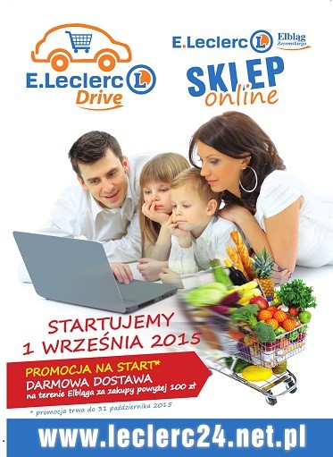 Wygodne zakupy bez wychodzenia z domu z E.Leclerc Wygodne zakupy bez wychodzenia z domu z E.Leclerc