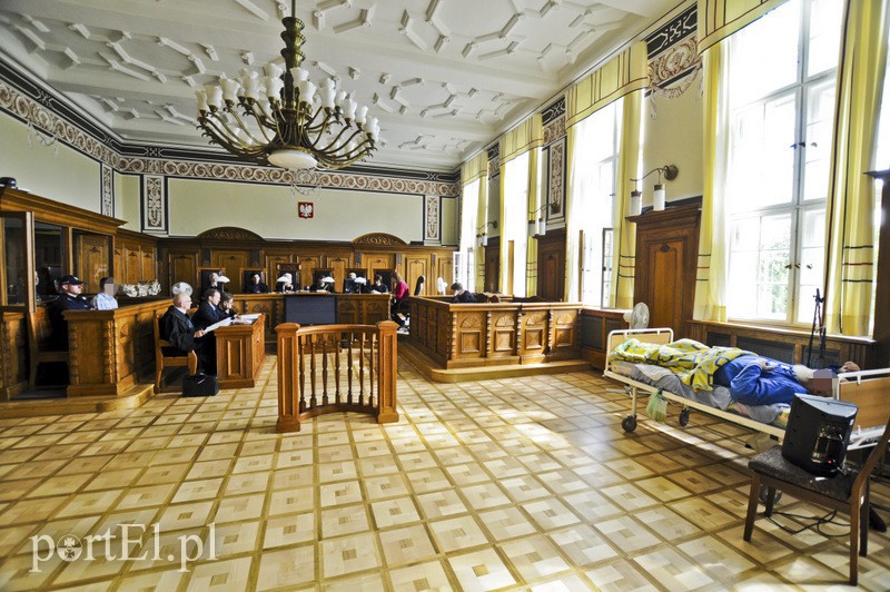 Elbląg, Jan R. przed elbląskim Sądem Okręgowym