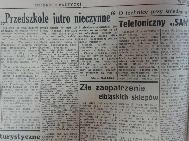 Elbląg, Telefoniczny SAM Elbląg, Telefoniczny SAM