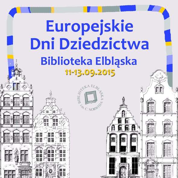 Elbląg, Europejskie Dni Dziedzictwa w bibliotece