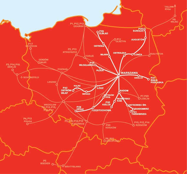 Elbląg, Na mapie nowych połączeń PolskiegoBusa pojawił się Elbląg (graf. PolskiBus) Elbląg, Na mapie nowych połączeń PolskiegoBusa pojawił się Elbląg (graf. PolskiBus)