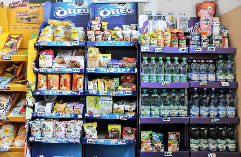 Elbląg, Na sklepikowych półkach przeważa woda i zdrowe przekąski