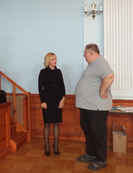 Elbląg, Iwona Kur miała okazję spotkać się z prof. Ratkowskim, Elbląg, Iwona Kur miała okazję spotkać się z prof. Ratkowskim,