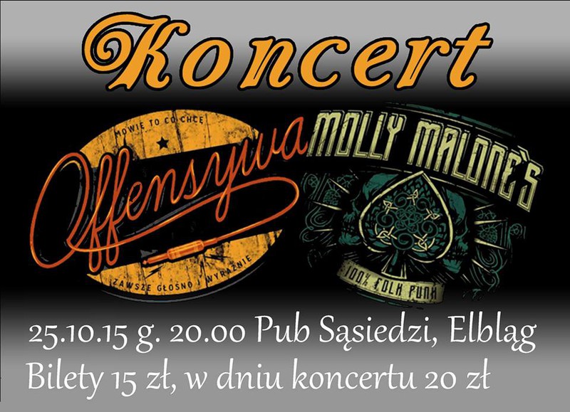 Elbląg, Offensywa i Molly Malone's u Sąsiadów