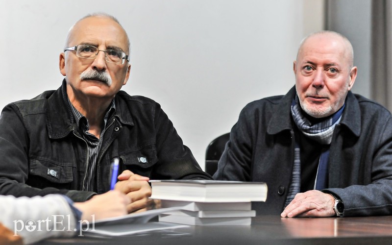 Elbląg, Od lewej. Jacek Michał Kowalski, obok Marek Jagodziński Elbląg, Od lewej. Jacek Michał Kowalski, obok Marek Jagodziński