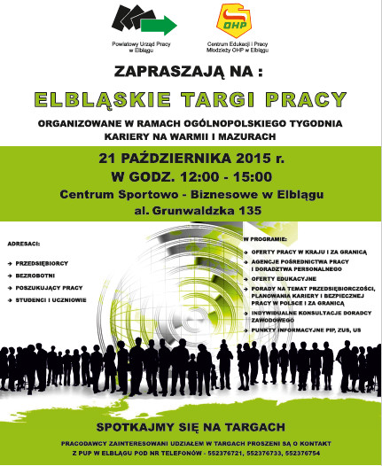 Elbląg, Elbląskie Targi Pracy już w środę Elbląg, Elbląskie Targi Pracy już w środę