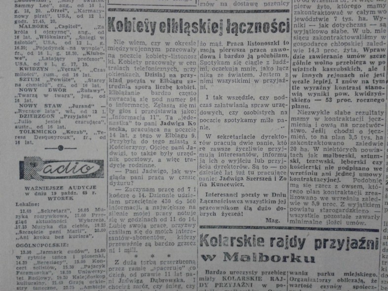 Kobiety elbląskiej łączności
