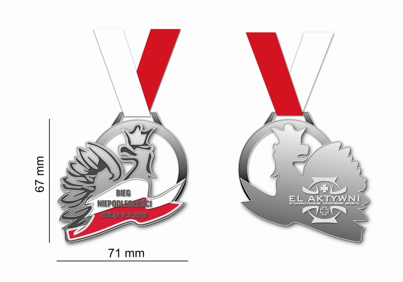 Elbląg, Tak będzie wyglądał medal Biegu Niepodległości
