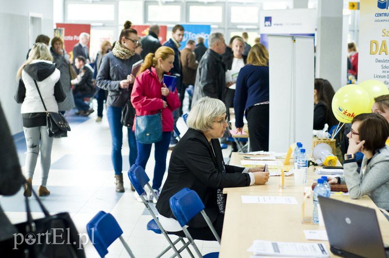 Elbląg, Targi, jak twierdzi elbląski PUP, odwiedziło dzisiaj około tysiąca osób