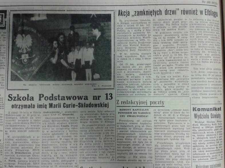 Elbląg, Akcja "zamkniętych drzwi" również w Elblągu Elbląg, Akcja "zamkniętych drzwi" również w Elblągu