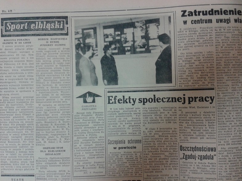Elbląg, Gablotka przyjaźni