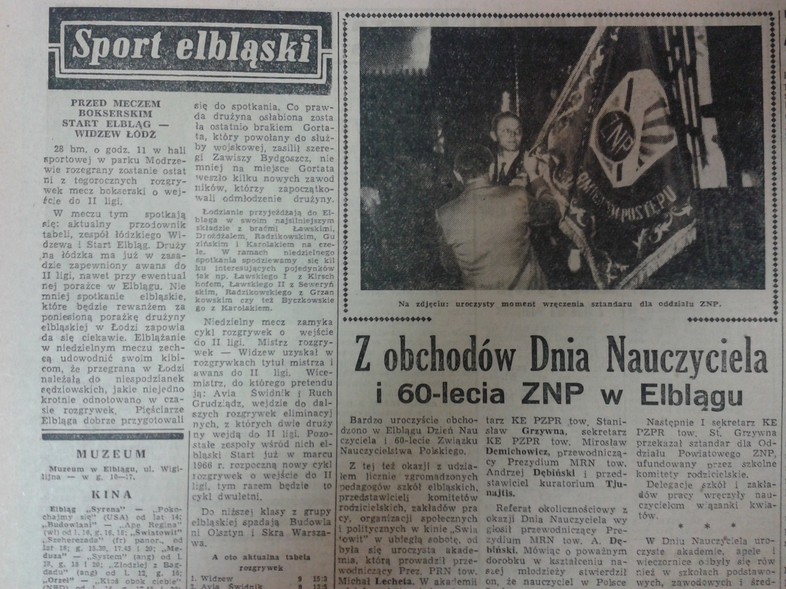 Elbląg, Z obchodów Dnia Nauczyciela i 60-lecia ZNP w Elblągu Elbląg, Z obchodów Dnia Nauczyciela i 60-lecia ZNP w Elblągu