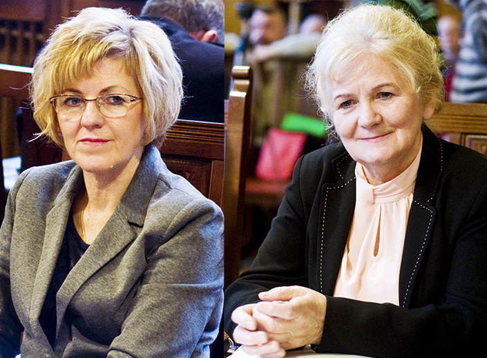 Elbląg, Nowe radne (od lewej): Irena Sokołowska i Hanna Lewandowska