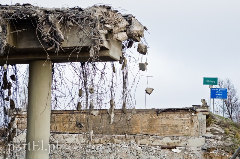 Elbląg, Zobacz zdjęcia z rozbiórki wiaduktu