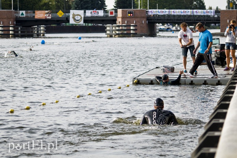 Elbląg, Od dwóch lat zawody triathlonowe odbywają się m.in. w rzece Elbląg