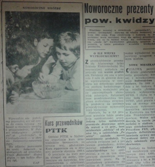 Elbląg, Noworoczne wróżby Elbląg, Noworoczne wróżby