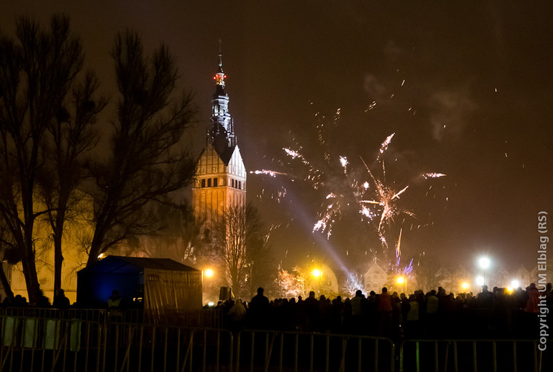 Elbląg, W tym roku zabawa sylwestrowa na skwerze katedralnym