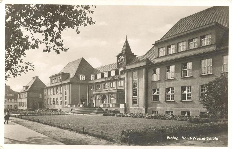 Elbląg, Dawna Paulusschule przy ul. Robotniczej, obecnie Gimnazjum nr 2 Elbląg, Dawna Paulusschule przy ul. Robotniczej, obecnie Gimnazjum nr 2