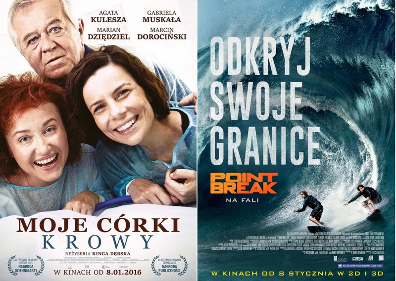 Elbląg, „Moje córki krowy” i „Point Break - na fali” w Multikinie