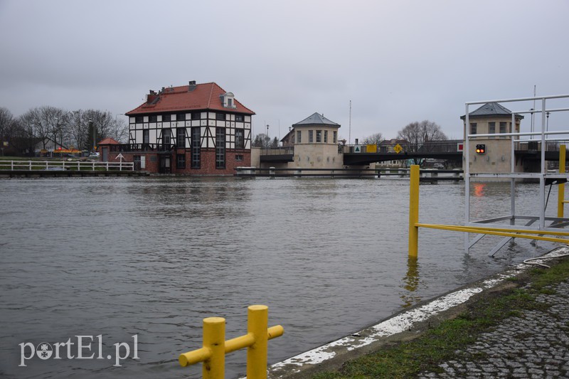 Elbląg, Rośnie poziom wody w rzece Elbląg