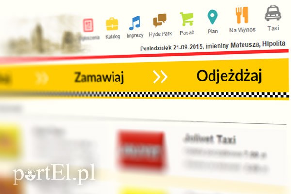 Zamów taxi przez smartfona Zamów taxi przez smartfona