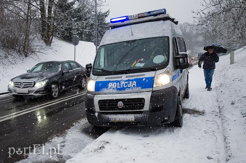 Elbląg, Zimowe żniwa - 15 kolizji w dwie godziny