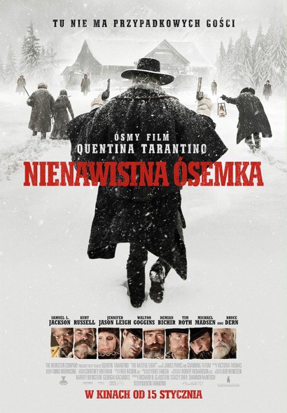 Nominowany w trzech kategoriach film Nienawistna ósemka od dziś w Światowidzie