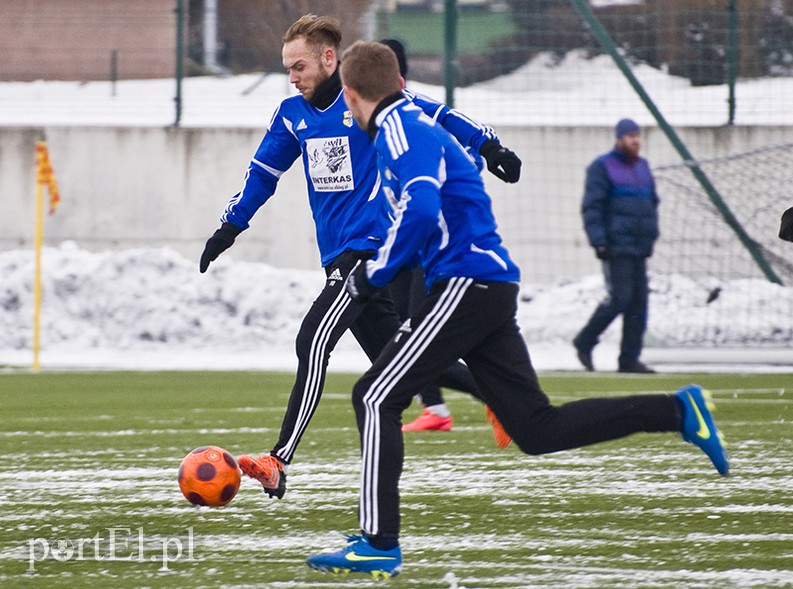 Elbląg, Dwa sparingi Olimpii