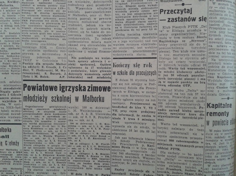 Elbląg, Przeczytaj - zastanów się Elbląg, Przeczytaj - zastanów się