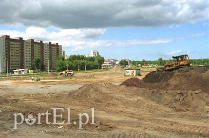 Elbląg, A to już sierpień 2001 r. Tak budowano hipermarket