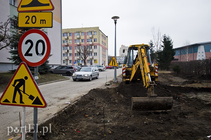 Elbląg, Prace rozpoczęły się od strony lodowiska Elbląg, Prace rozpoczęły się od strony lodowiska