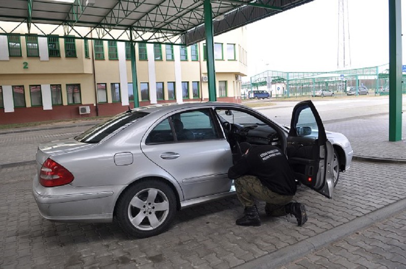 Elbląg, Mercedes odzyskany w Grzechotkach Elbląg, Mercedes odzyskany w Grzechotkach