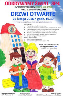 Elbląg, Przyjdź i poznaj SP 4 Elbląg, Przyjdź i poznaj SP 4