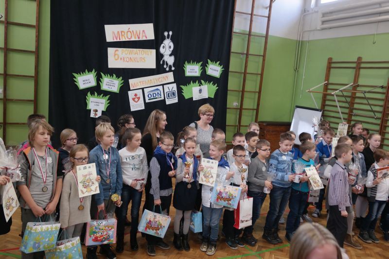 Elbląg, 6. Powiatowy Konkurs Matematyczny Mrówka. Wyniki Elbląg, 6. Powiatowy Konkurs Matematyczny Mrówka. Wyniki