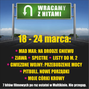 Elbląg, Filmowe hity ponownie w Multikinie Elbląg, Filmowe hity ponownie w Multikinie