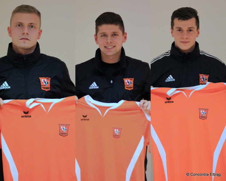 Elbląg, Nowi zawodnicy Concordii: Filip Wichman, Kamil Wojciechowski i Bernard Powszuk, Elbląg, Nowi zawodnicy Concordii: Filip Wichman, Kamil Wojciechowski i Bernard Powszuk,