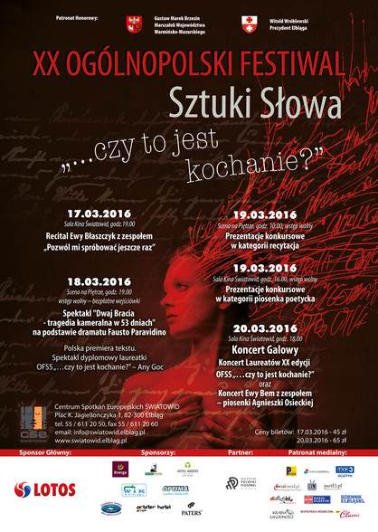 Ostatnie bilety na Festiwal Sztuki Słowa Ostatnie bilety na Festiwal Sztuki Słowa