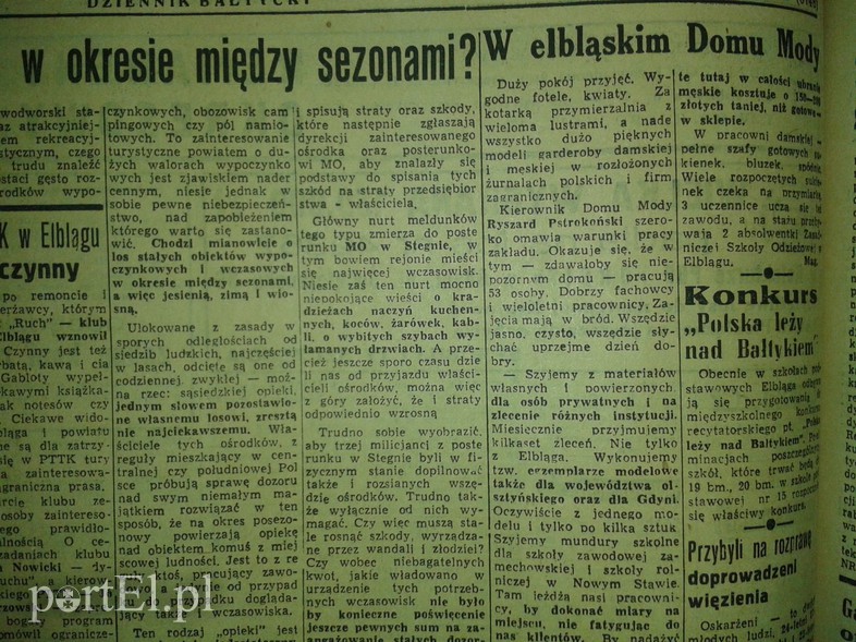 Elbląg, W elbląskim Domu Mody Elbląg, W elbląskim Domu Mody